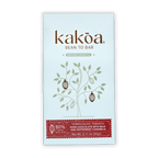 Kakoa 60% milk chocolate with mint caramel, bean-to-bar, minimalist cocoa tree design