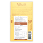 KanVela Honey Milk Chocolate w/ Riceberry Cracker in pale yellow foil
