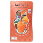 Kanvela Milk Chocolate Southern Thai Tea with Crispy Roti 55% vibrant orange pour