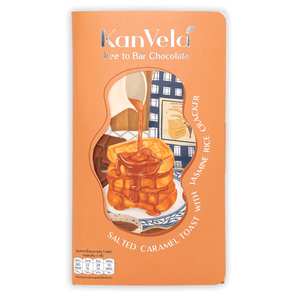 KanVela Salted Caramel Toast White Chocolate w/ Rice Cracker