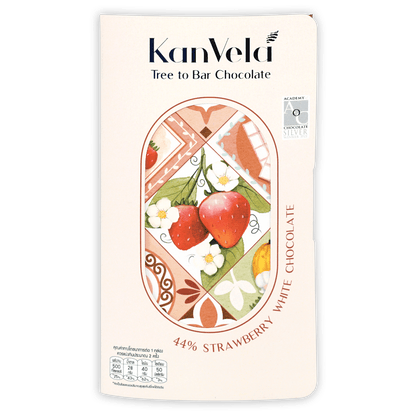 KanVela Strawberry White Chocolate 44%