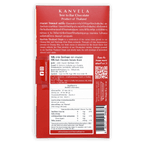 Back of KanVela Thailand Origin 70% dark chocolate red package with barcode