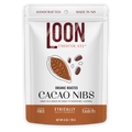 Loon Chocolate organic roasted cacao nibs white brown pouch New Hampshire