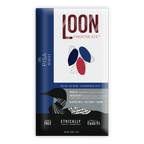 Loon Chocolate Dark Haiti 72% Pisa bar in sleek white blue black package