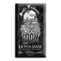 Loon Chocolate Lion’s Mane 70% dark chocolate bar wrapper with skull and mushrooms