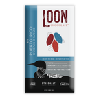 Loon Chocolate 65% Puerto Rico Hacienda Jeanmarie bar in teal wrapper