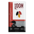 Loon Chocolate Dark Uganda 72% Semuliki Forest bar with red wrapper