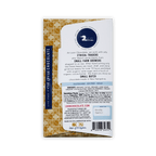 Back of Loon Chocolate Blueberry box, brand text about ethical traders and small farm growers, ingredients and nutrition panel