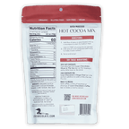 Red and white Loon Chocolate Dutch processed hot cocoa mix pouch