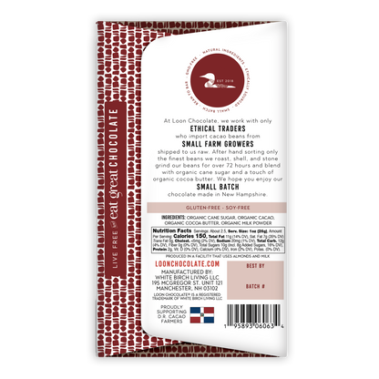 Loon Chocolate Dark Milk Dominican Republic 50%