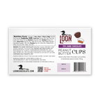 Loon Chocolate 70% dark peanut butter cups white package with purple banner