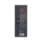 Back of Lucid Chocolatier box, Infusion Collection 68% dark chocolate, tasting notes, ingredients, nutrition panel and barcode, 50g
