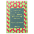 Luisa Abram 70% dark chocolate bar with jambu flower in red green box