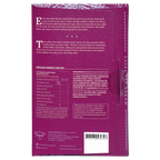 Luisa Abram white chocolate with acai berry wrapper, purple with barcode