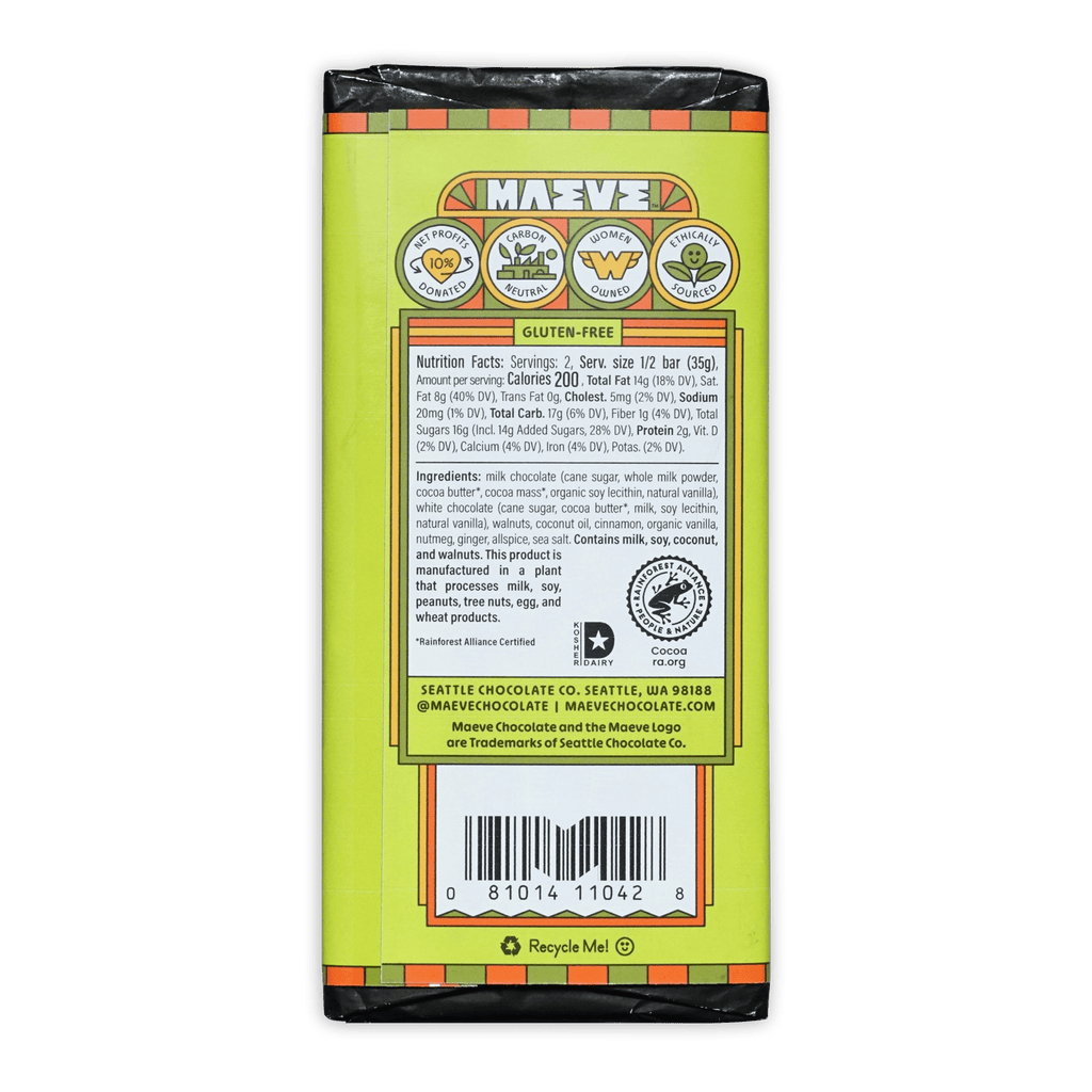 Maeve 14-Carrot Cake Truffle white and milk bar in vibrant lime green wrapper