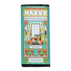 Maeve Block Party Brownie Truffle Bar wrapper illustration