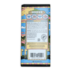 Maeve Cafe Latte Crunch Truffle Bar wrapper with colorful gluten-free cityscape
