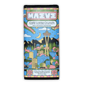 Maeve Cafe Latte Crunch Truffle Bar by Seattle Chocolate, colorful illustrated milk chocolate