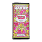 Maeve Cherry Bomb milk and white truffle bar with vibrant pink green cherry design