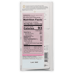 Marana Cusco Dark 100% white chocolate bar wrapper with pink label