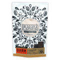 Marana Mini Square Bites Dark 70% in leaf-patterned pouch