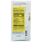 Marana Piura Dark 80% white chocolate bar wrapper with yellow nutrition label and green leaf