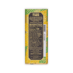 Back of the green and gold Marou Mint and Orange mini bar with description, ingredients, and nutrition facts.