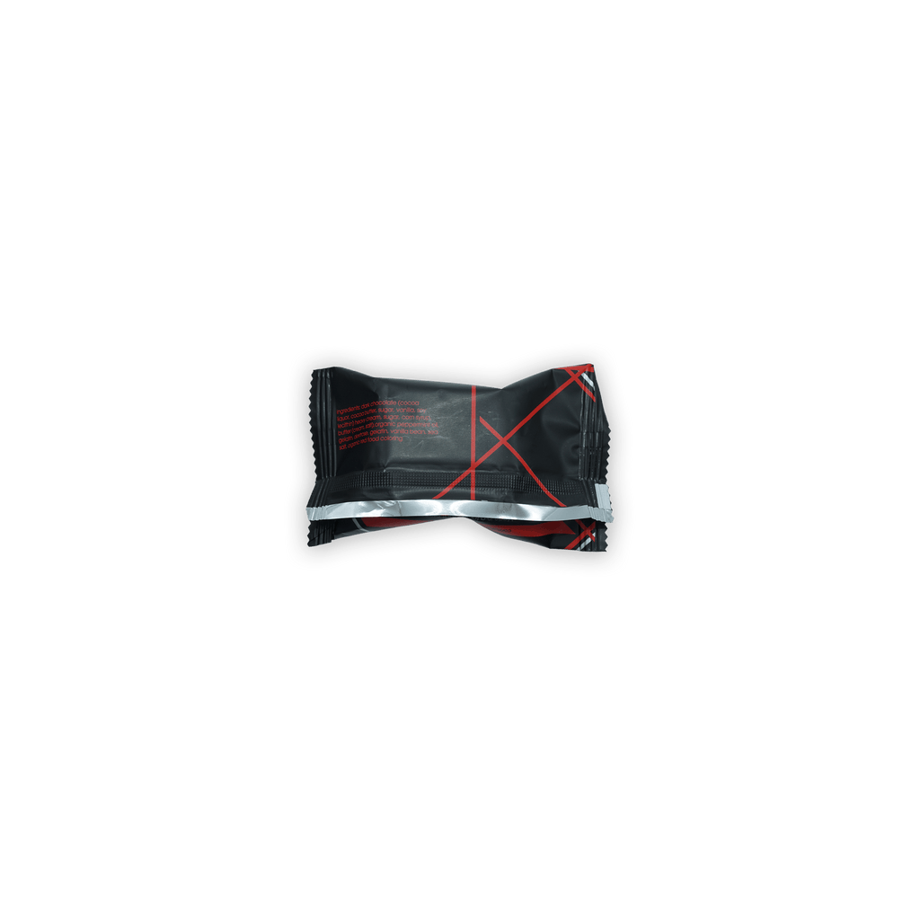 Mayana Chocolate Mini Peppermint Bar in black red pack with silver seal