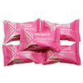 Pink Mayana Chocolate Mini Strawberry Rose Bars in foil with gold patterns