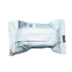 Mayana Chocolate Mini Coconut Lime Bar, white foil-wrapped