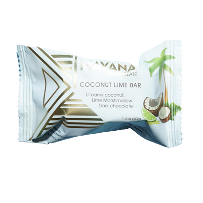 Mayana Chocolate Mini Coconut Lime Bar