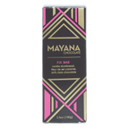 Mayana Chocolate Fix Bar in sleek black pink gold geometric wrapper