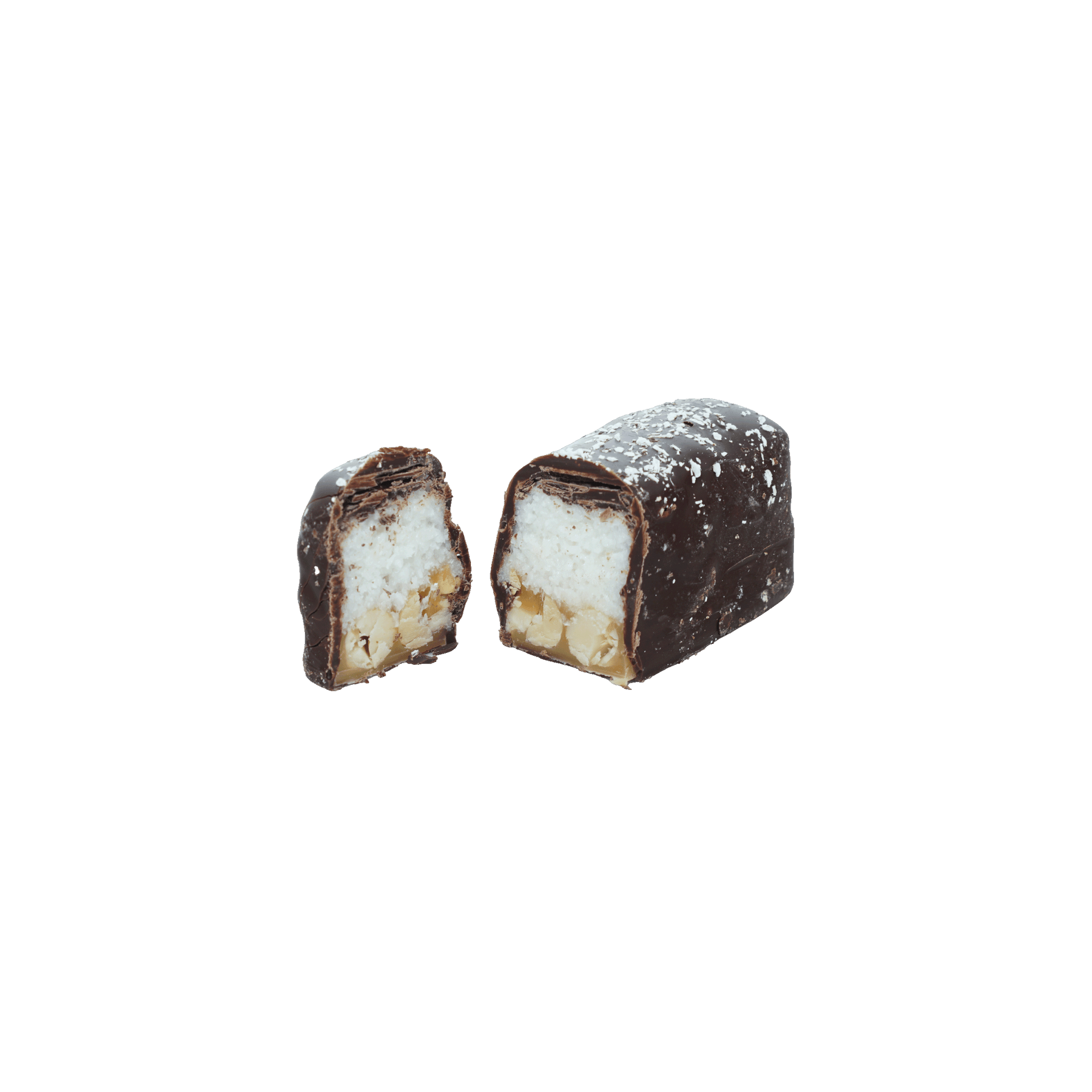 Mayana Chocolate Mini Coconutty Bar with creamy center and nuts