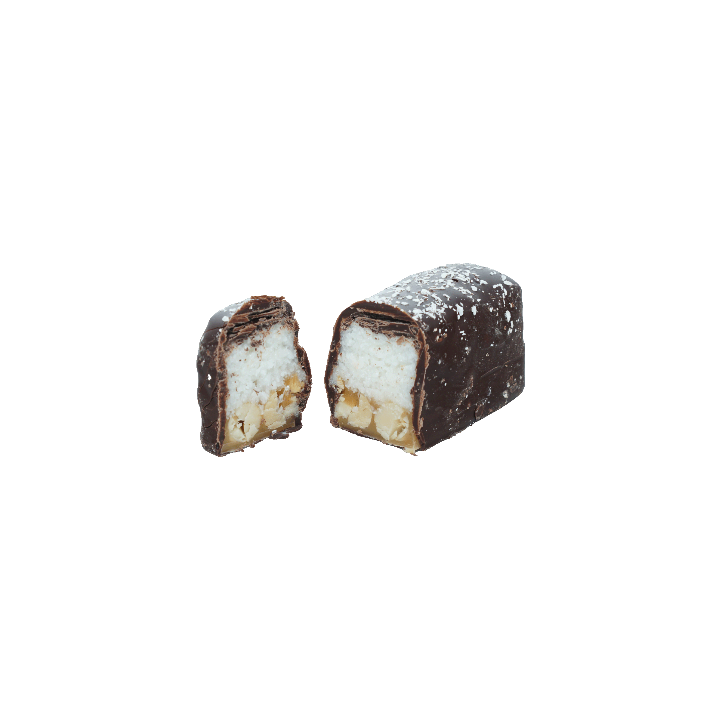 Mayana Chocolate Mini Coconutty Bar with creamy center and nuts