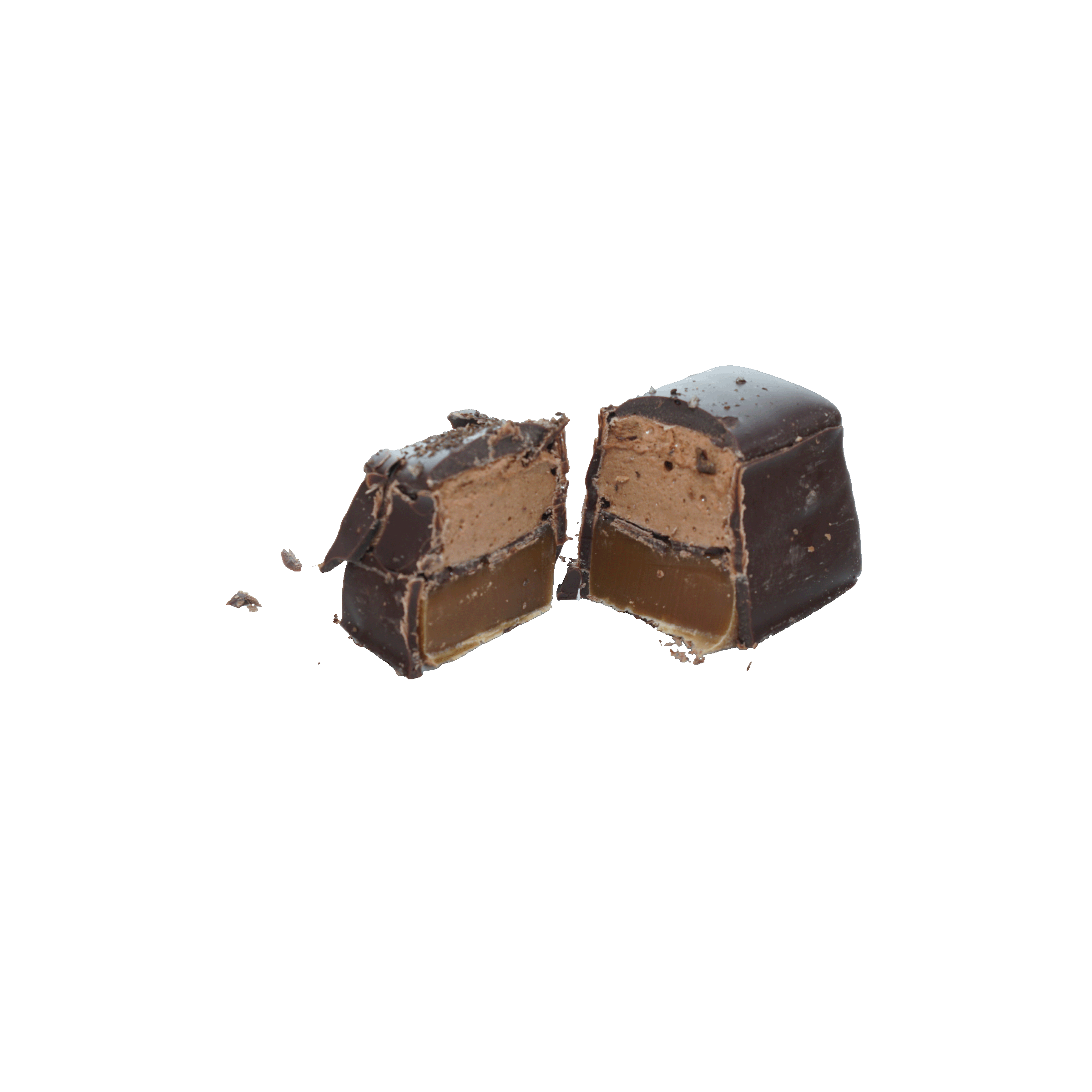 Mayana Chocolate Mini Coffee Break Bar with rich dark chocolate and creamy layered interior
