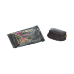 Mayana Chocolate Mini Fix Bar in sleek black pink gold wrapper