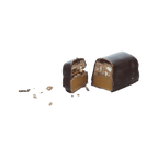 Broken Mayana Chocolate Mini Kitchen Sink Bar with nuts revealed