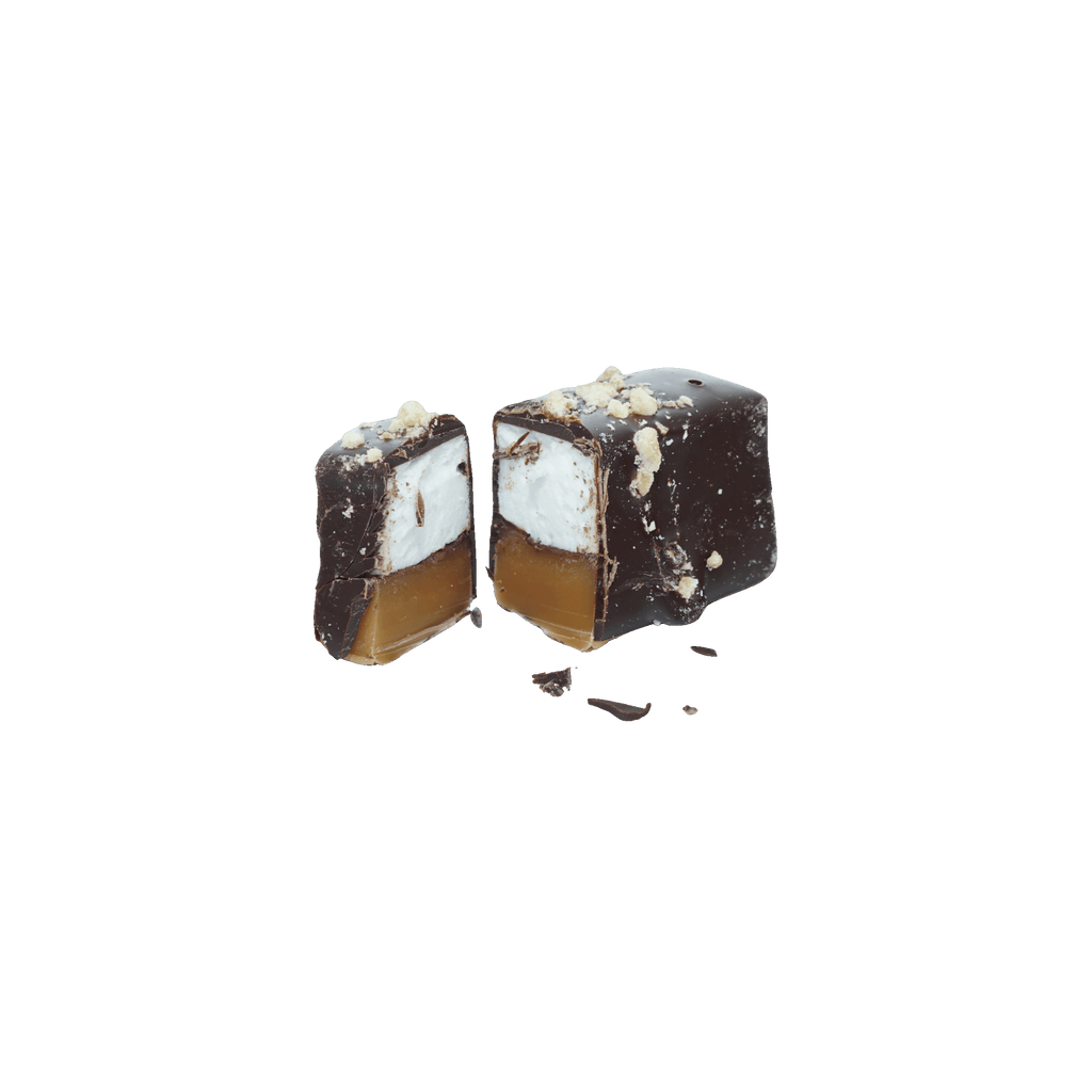 Mayana Chocolate Mini Monkey Bar with dark chocolate-coated caramel and marshmallow
