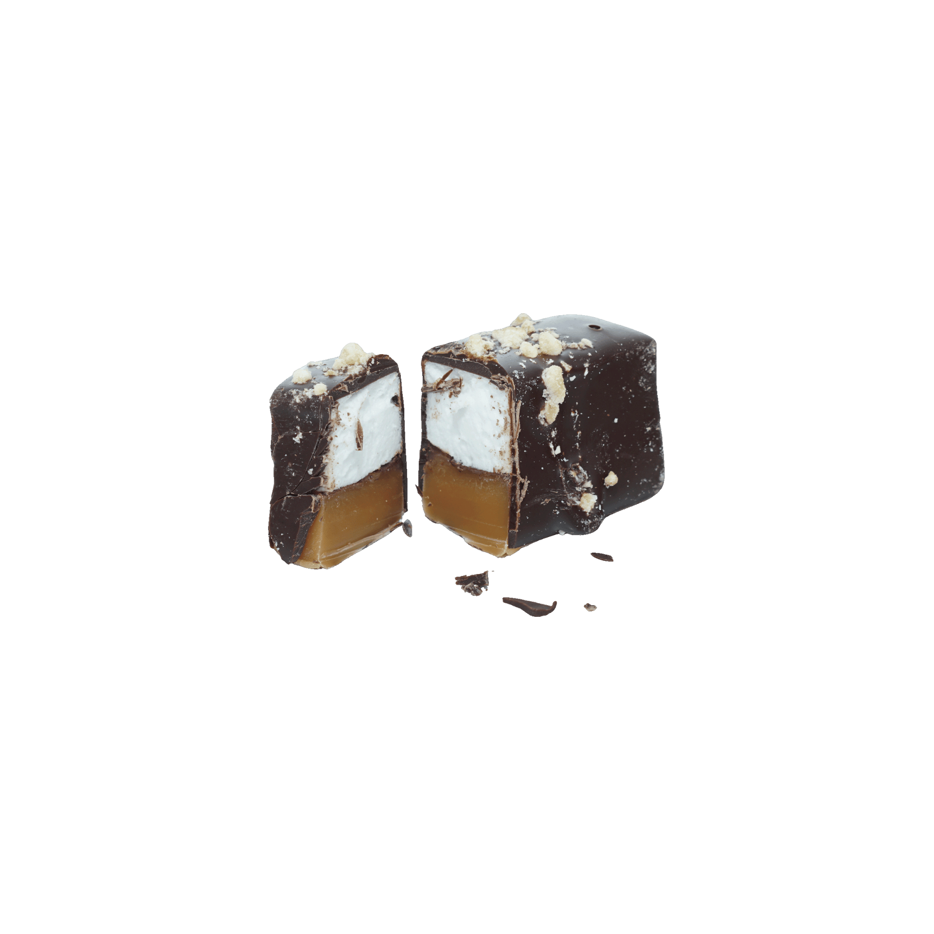 Mayana Chocolate Mini Monkey Bar with dark chocolate-coated caramel and marshmallow
