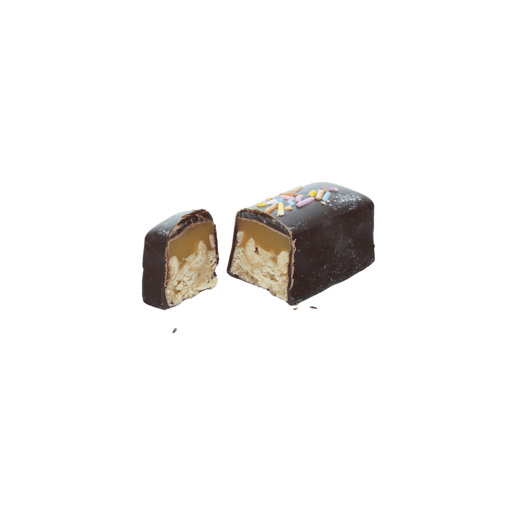 Mayana Chocolate Mini Pride Bar with caramel, filling and sprinkles
