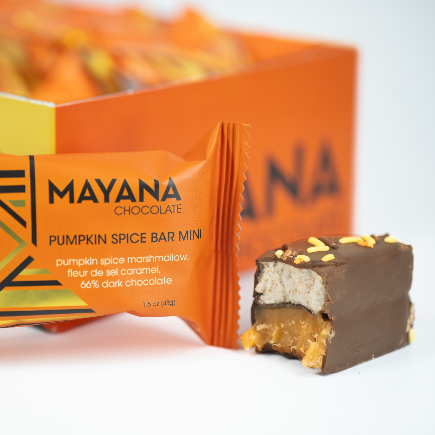 Mayana Chocolate Mini Pumpkin Spice Bar