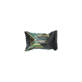 Mayana Chocolate Mini Space Bar in sleek black teal foil with gold accents