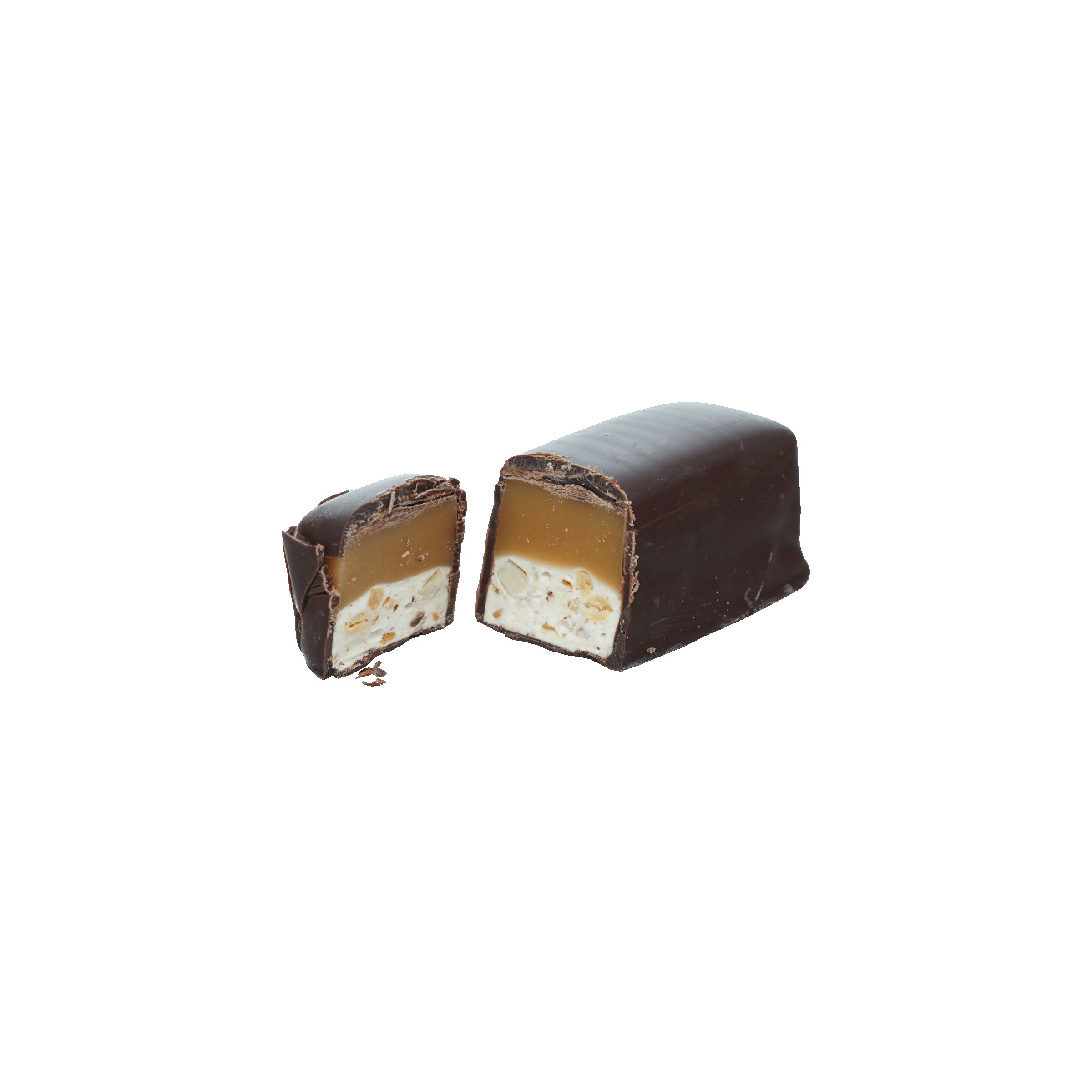 Mayana Chocolate Mini Space Bar with nougat nuts caramel and dark chocolate coating