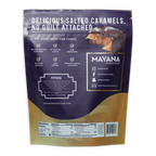 Mayana Chocolate Salted Caramels Bag 10 pcs dark purple gold pouch