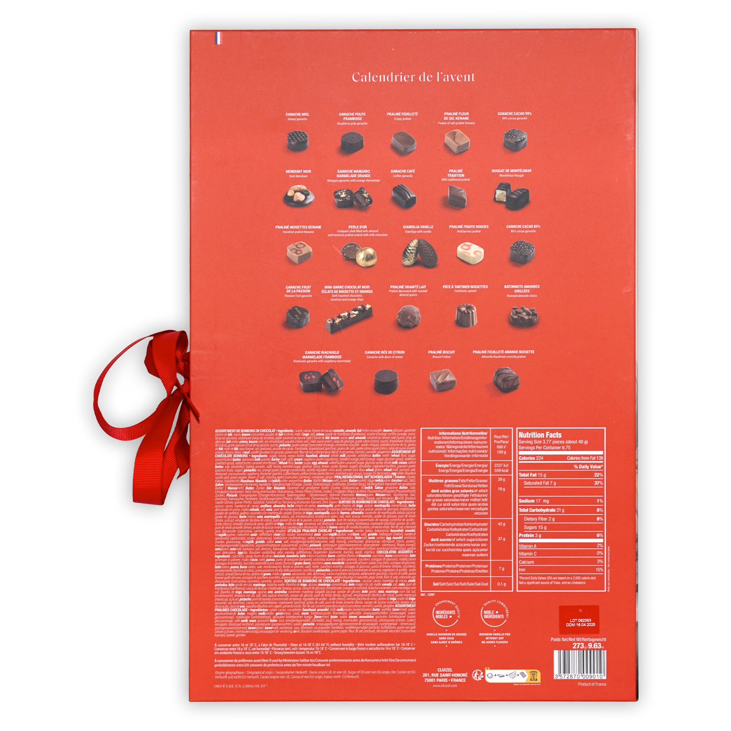 Cluizel Chocolate Advent Calendar (Seasonal)