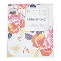Mission Chocolate Dark French Toast bar in floral box