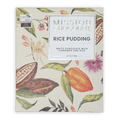 Mission Chocolate Horchata white chocolate bar with cinnamon rice pudding in elegant botanical box