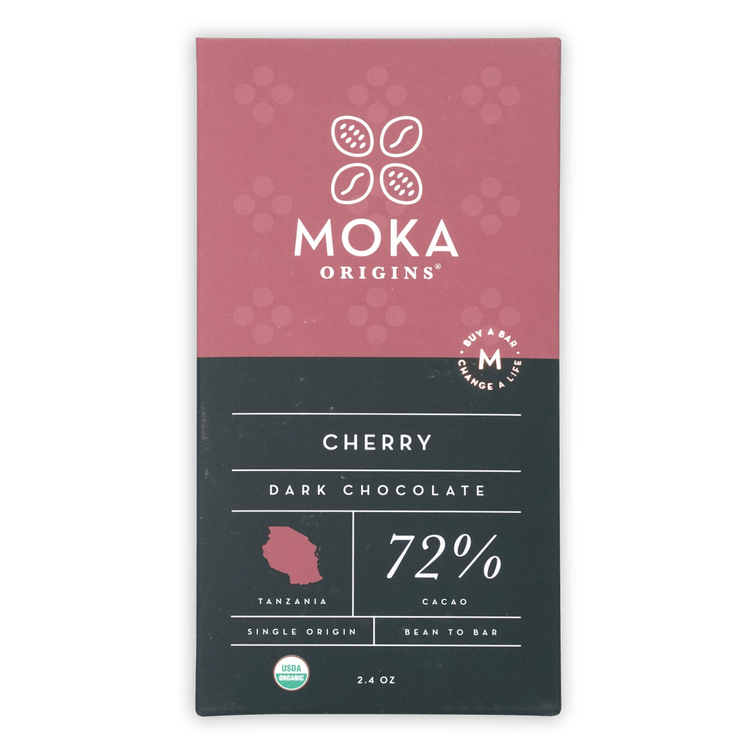 Moka Dark Chocolate w/ Cherry 72%