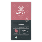 Moka Dark Chocolate w/ Cherry 72% bar, Tanzania single origin