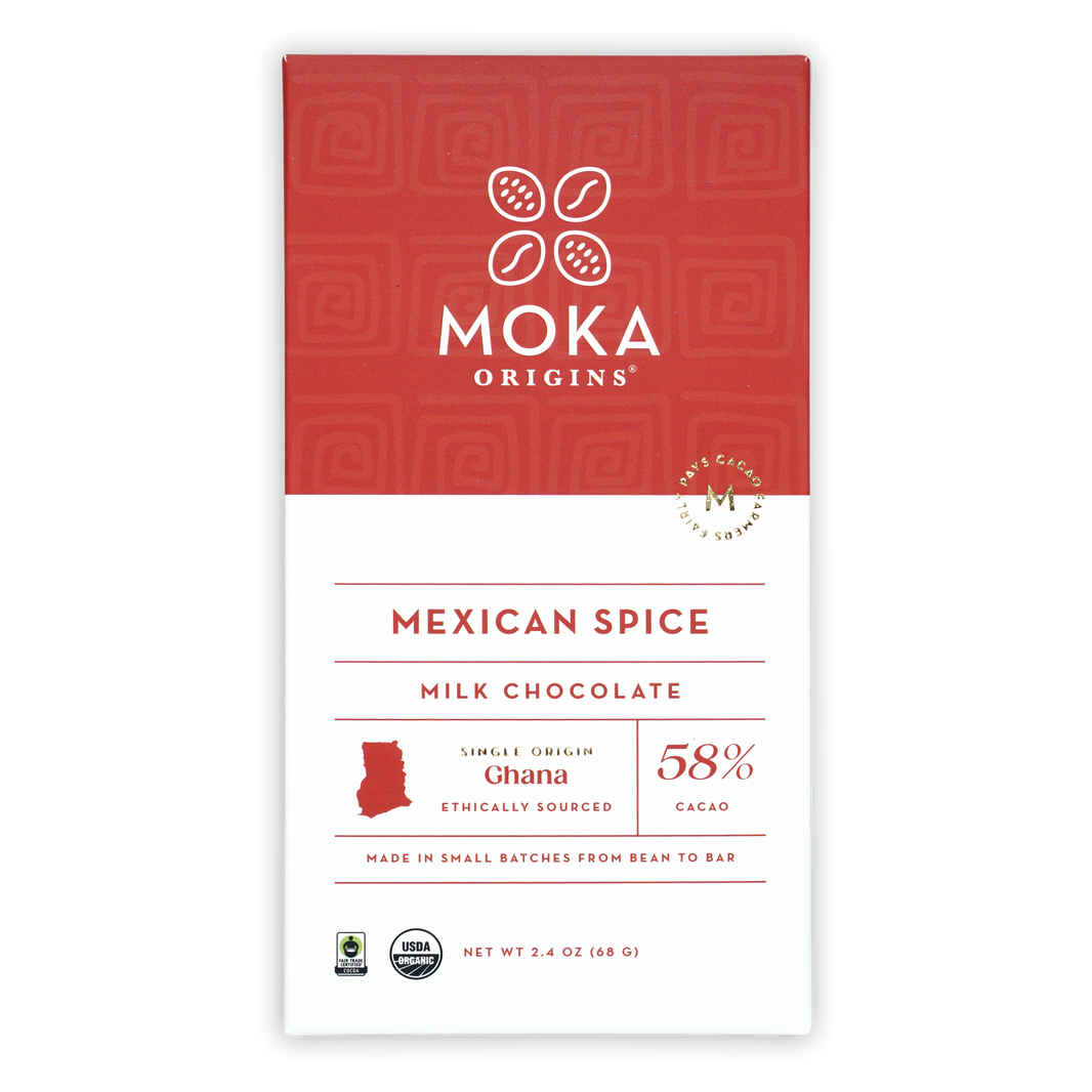 Moka Mexican Spice Milk Chocolate 58% (Seasonal)